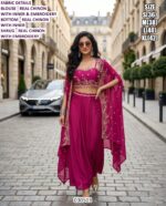 Premium Real Chinon And Real Georgette Indo Western Collection For Women
