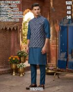 Elegant Occasion Wear Kurta Set With Jacquard Koti
