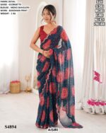 Stylish Bandhani Print Saree For Women