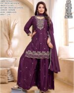 Graceful Women Ethnic Set With Embroidery Work