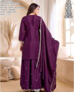 Graceful Women Ethnic Set With Embroidery Work