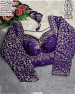 Heavy Embroidered Blouse With Jari Sequence Detailing