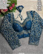 Heavy Embroidered Blouse With Jari Sequence Detailing