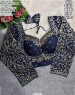 Heavy Embroidered Blouse With Jari Sequence Detailing