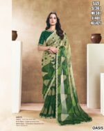 Premium Satin Silk Saree With Bead Embroidery Work