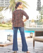 Comfortable Printed Rayon Tunic For Stylish Wear