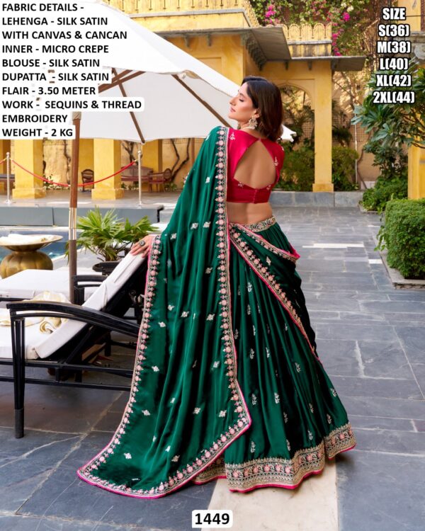 Wedding Special Embroidered Lehenga Choli For Women