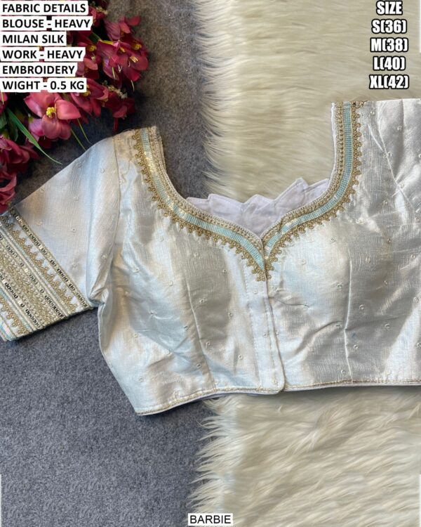 Fancy Party Wear Heavy Embroidered Blouse
