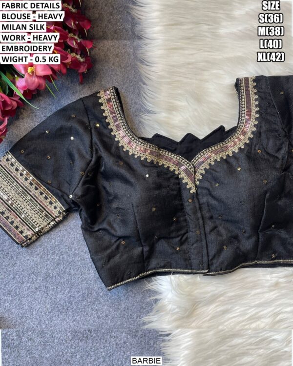 Fancy Party Wear Heavy Embroidered Blouse