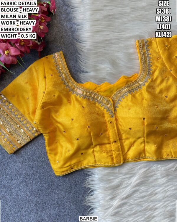 Fancy Party Wear Heavy Embroidered Blouse