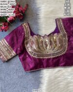 Fancy Party Wear Heavy Embroidered Blouse