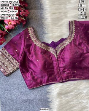 Fancy Party Wear Heavy Embroidered Blouse