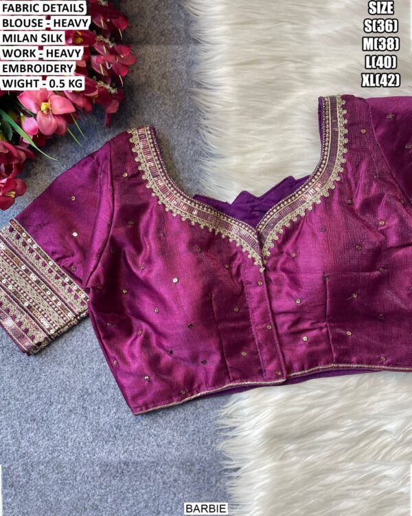 Fancy Party Wear Heavy Embroidered Blouse