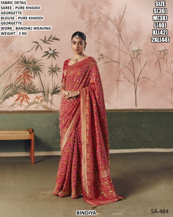 Stylish Occasion Wear Saree With Traditional Weaving Work