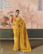 Stylish Occasion Wear Saree With Traditional Weaving Work