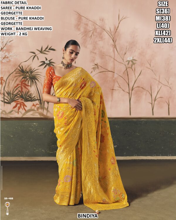 Stylish Occasion Wear Saree With Traditional Weaving Work