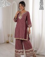 Women’s Soft Maslin Printed Cord Set