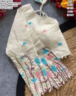 Traditional Embroidered Saree Blouse For Festive Wear