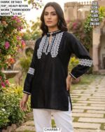 Modern Embroidered Women Top With Premium Finish