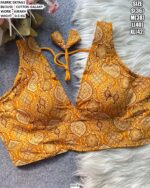 Women's Cotton Galaxy Blouse With Ajrakh Work