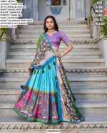 Occasion Wear Tasar Silk Lehenga Set For Women