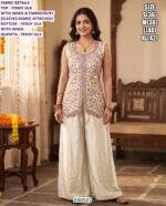 Stylish Women’s Fendy Silk Embroidered Dress Material Set