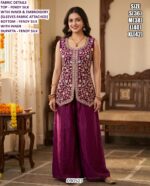 Stylish Women’s Fendy Silk Embroidered Dress Material Set