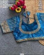 Elegant Party Wear Blouse With Unique Embroidery Work