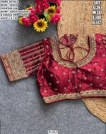 Elegant Party Wear Blouse With Unique Embroidery Work