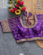Elegant Party Wear Blouse With Unique Embroidery Work