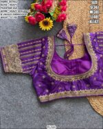 Elegant Party Wear Blouse With Unique Embroidery Work
