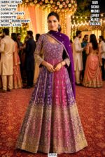 Heavy Georgette Embroidered Ethnic Outfit With Dupatta