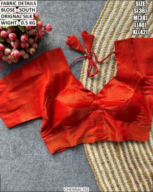 Classic Party Wear South Original Silk Blouse