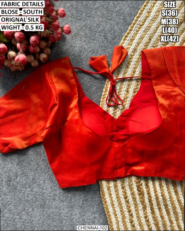 Classic Party Wear South Original Silk Blouse