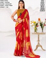 Trendy Floral Print Saree Collection For Women