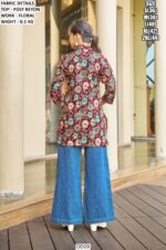 Stylish Poly Reyon Floral Top For Ladies