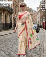 Designer Viscose Liva Mul Saree For Women