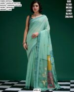 Graceful Jamdani Cotton Saree With Designer Appeal