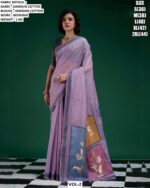 Graceful Jamdani Cotton Saree With Designer Appeal