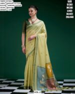 Graceful Jamdani Cotton Saree With Designer Appeal