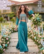 Premium Designer Fendy Silk And Real Georgette Shrug Set Collection