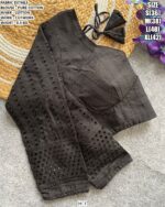 Pure Cotton Cutwork Designer Blouse With Inner