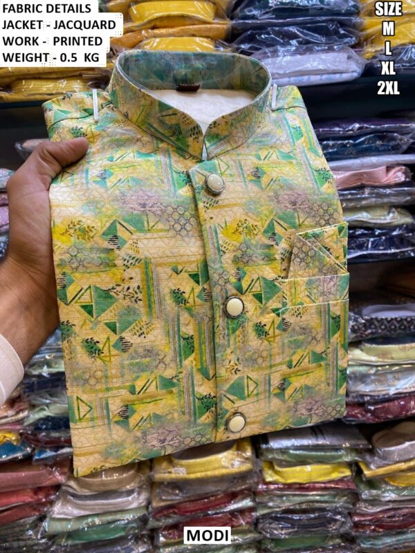 Men’s Jacquard Printed Modi Jacket