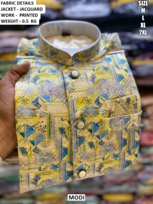 Men’s Jacquard Printed Modi Jacket