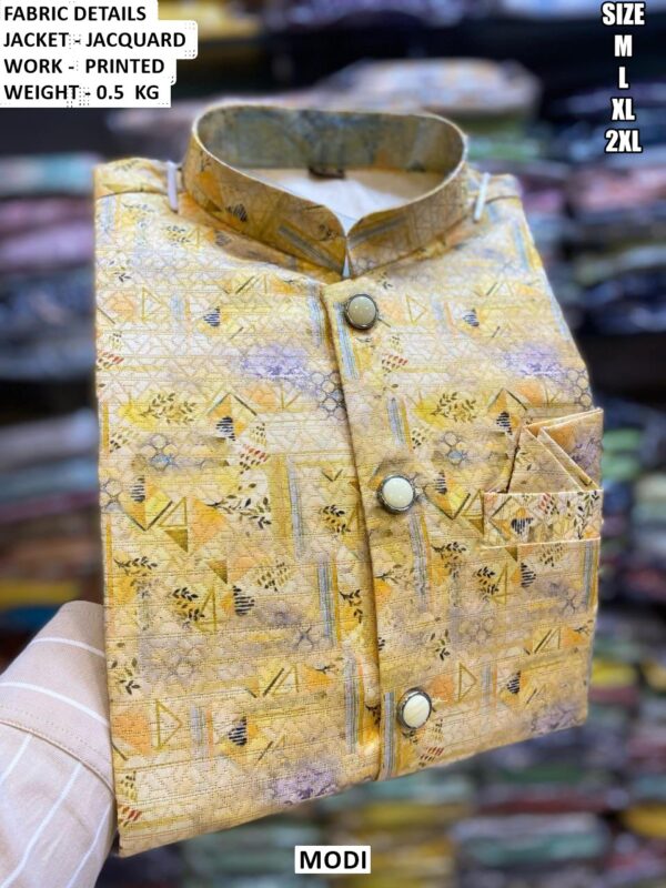 Men’s Jacquard Printed Modi Jacket