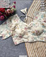 Heavy Khadi Cotton Embroidered Designer Blouse