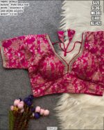 Premium Pure Dola Silk Designer Blouse For Women
