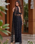 Fancy Net Saree For Festive And Occasion Wear