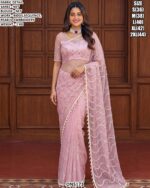 Fancy Net Saree For Festive And Occasion Wear