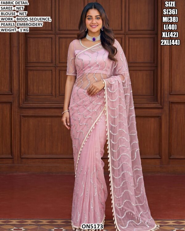 Fancy Net Saree For Festive And Occasion Wear